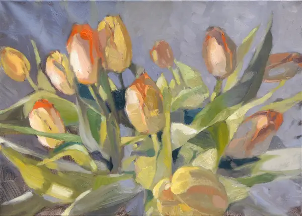Painting #345 2022 oil on canvas 50x70 cm